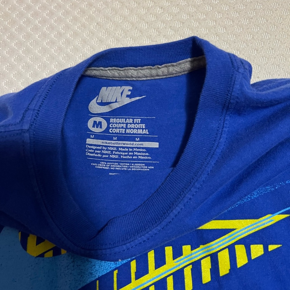 Nike Royal Blue Tee with Yellow Accents